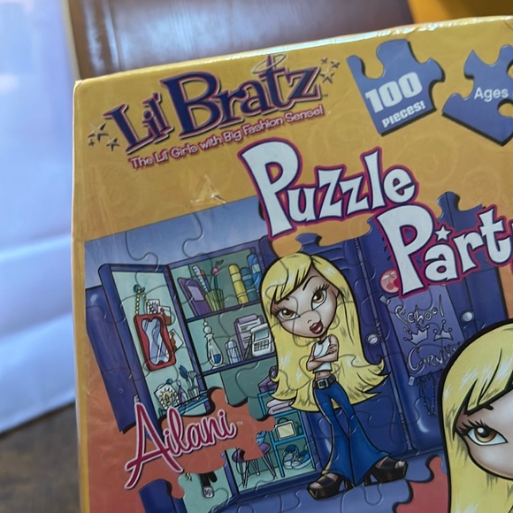 NEW Vintage Lil’ Bratz Puzzle Party Ailani 100-Piece Boxed Puzzle 2004 Millenial - Picture 2 of 3